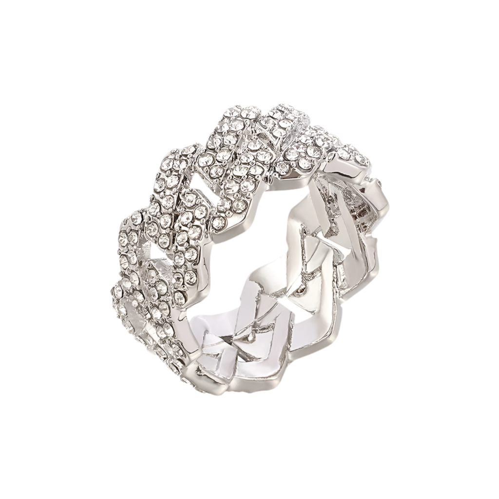 ANILLO CADENA "ICED OUT"
