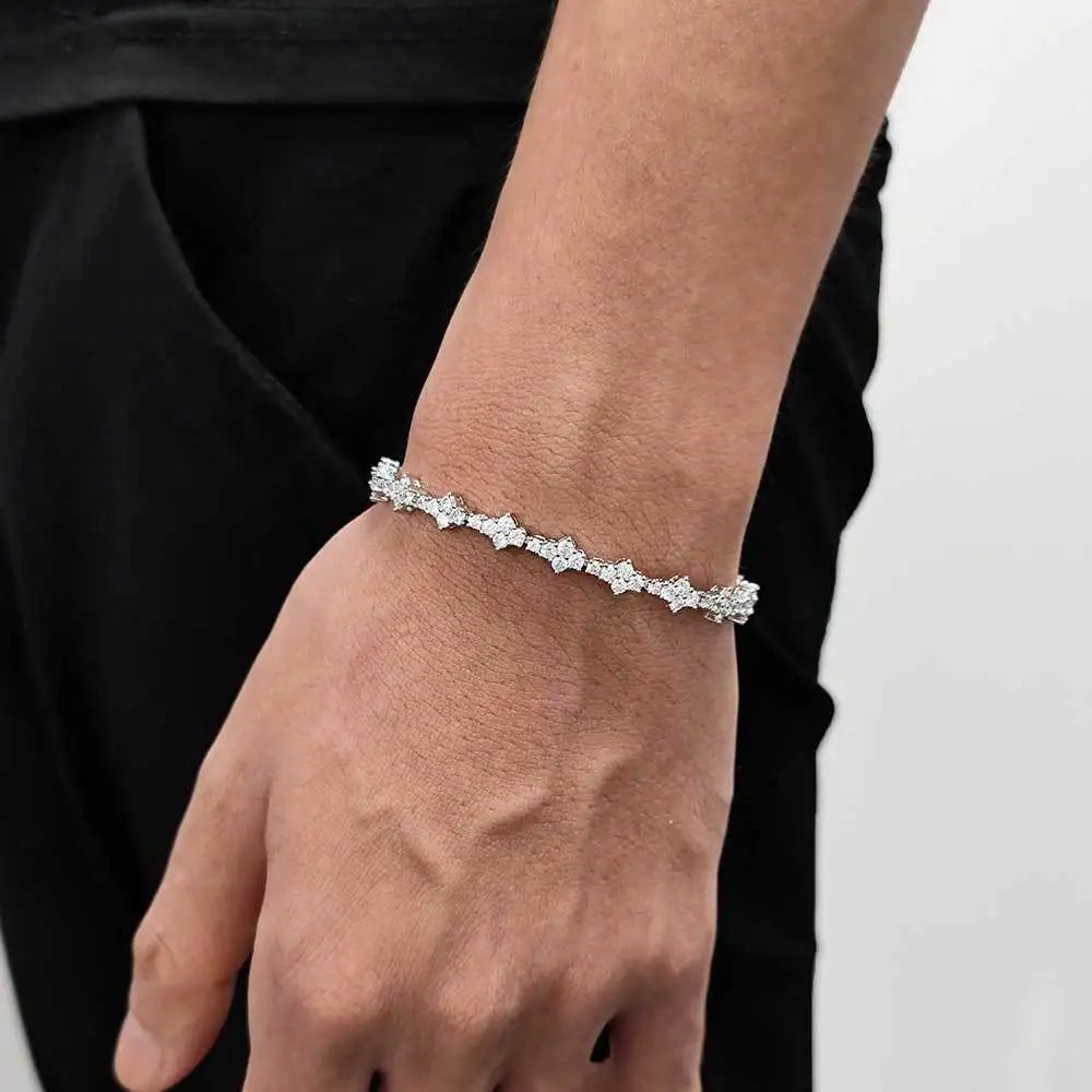 PULSERA "BRILLO ANGULAR"