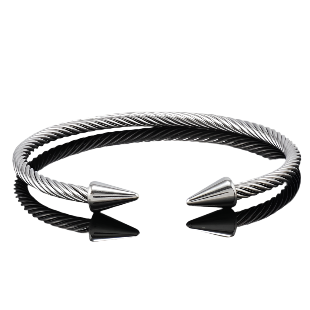 PULSERA "TWIN SPIKES"