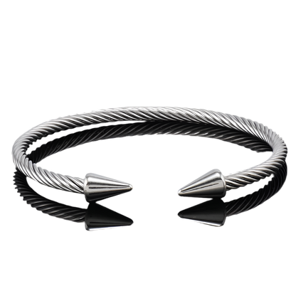 PULSERA "TWIN SPIKES"