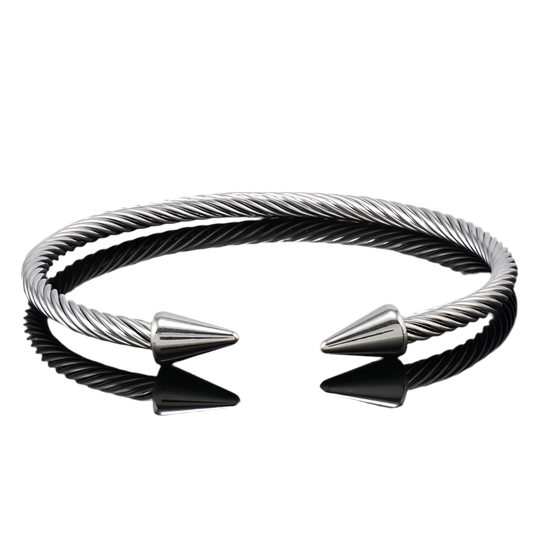 PULSERA "TWIN SPIKES"