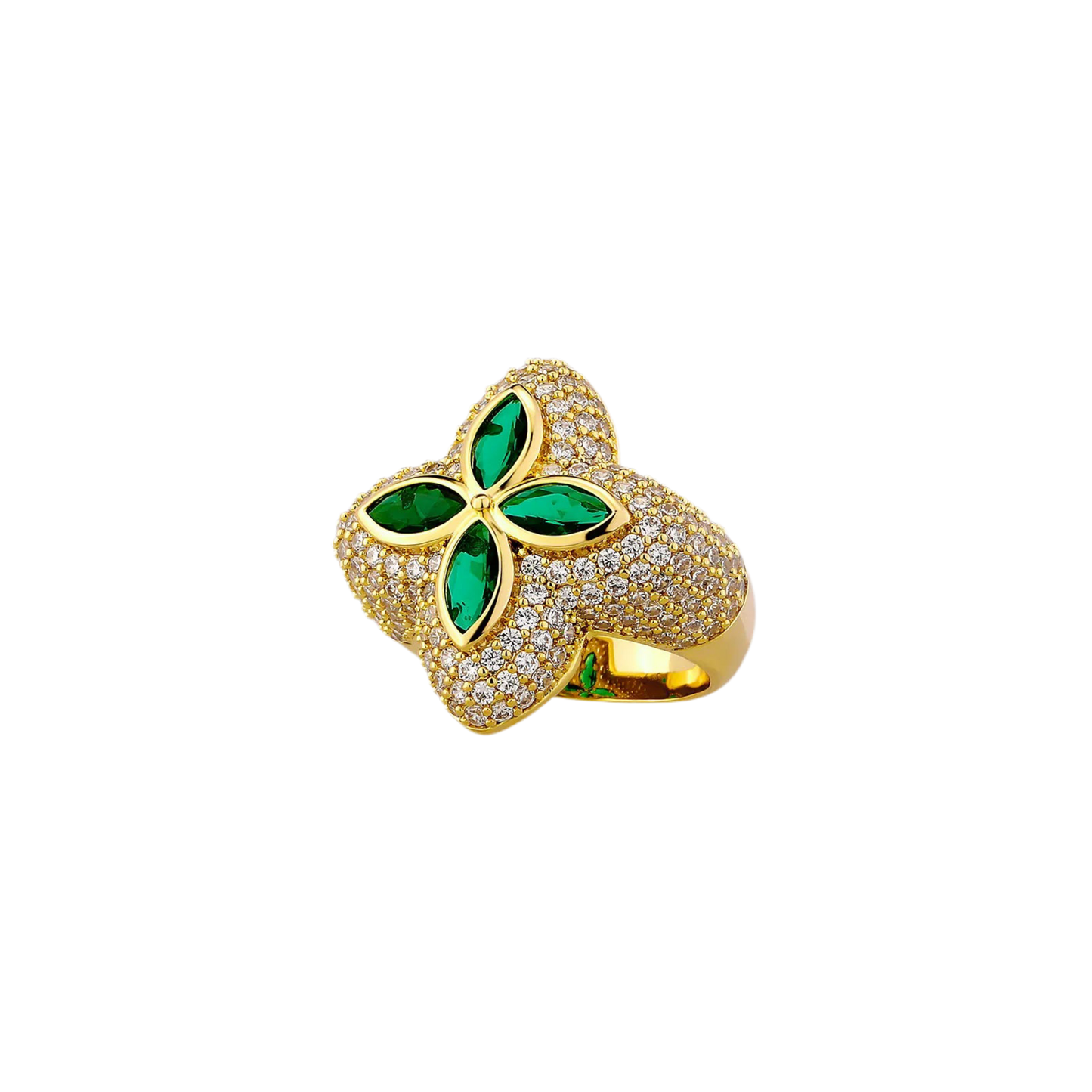ANILLO "CRUZ ESMERALDA"
