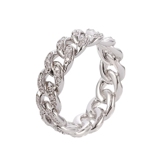 ANILLO CADENA "ICED OUT"