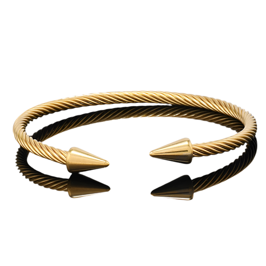 PULSERA "TWIN SPIKES"