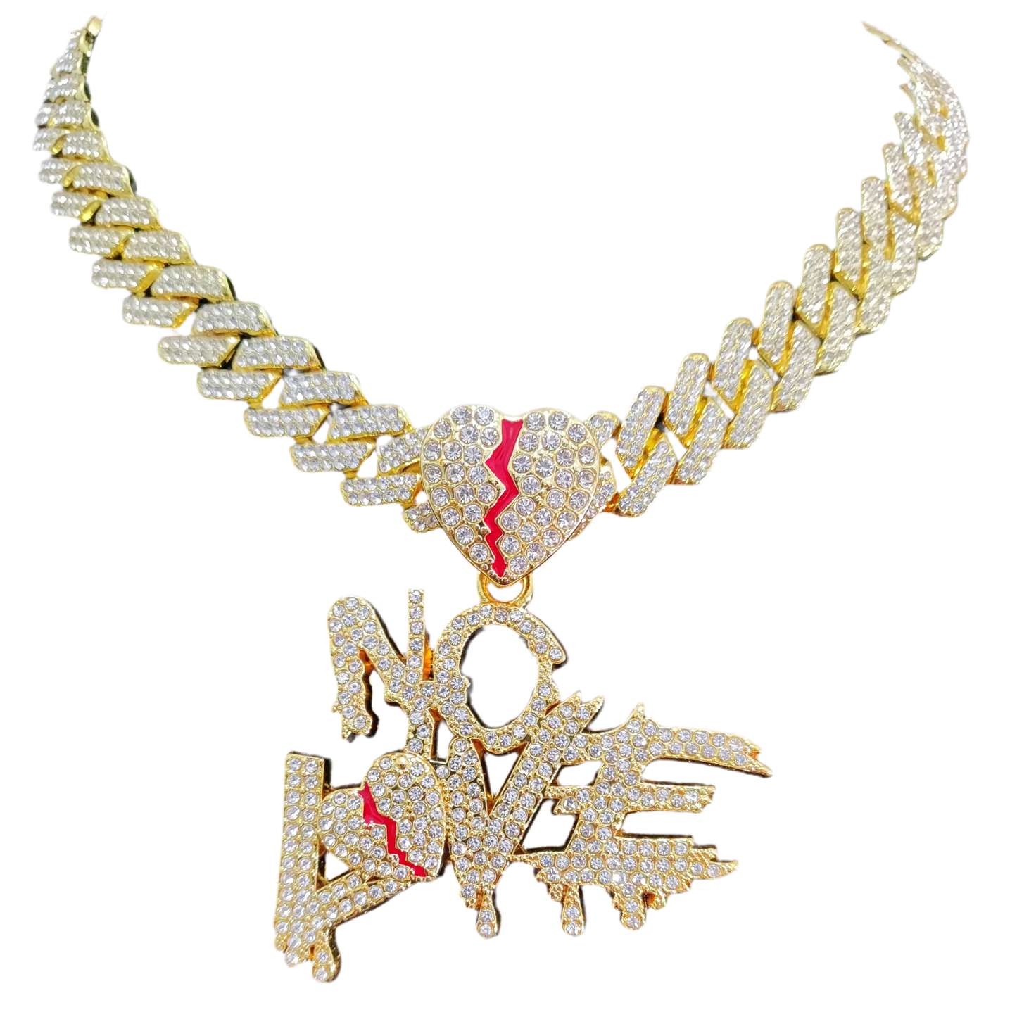 CUBANA CON COLGANTE "NO LOVE"