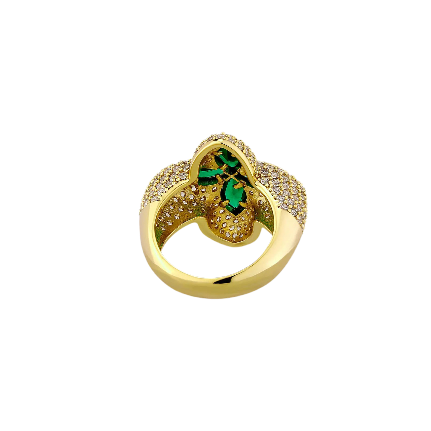 ANILLO "CRUZ ESMERALDA"