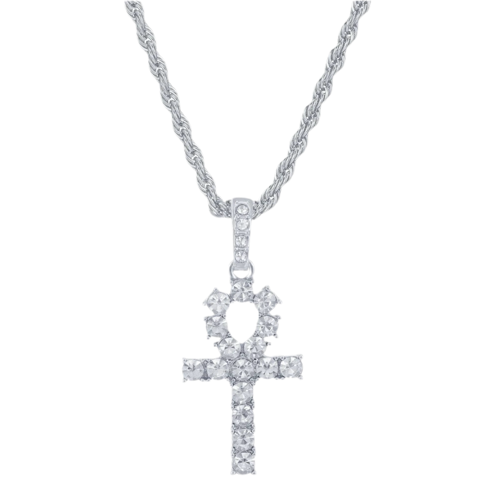 CADENA CON "DIJE ANKH"