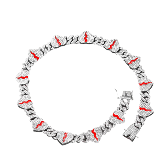 PULSERA CUBANA "CORAZON ROTO"