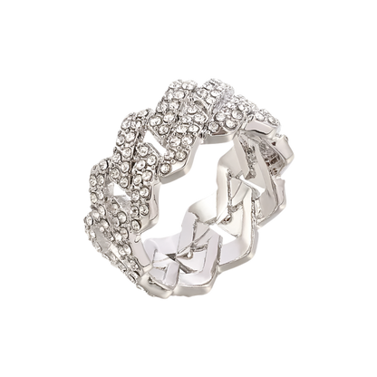 ANILLO CADENA "ICED OUT"