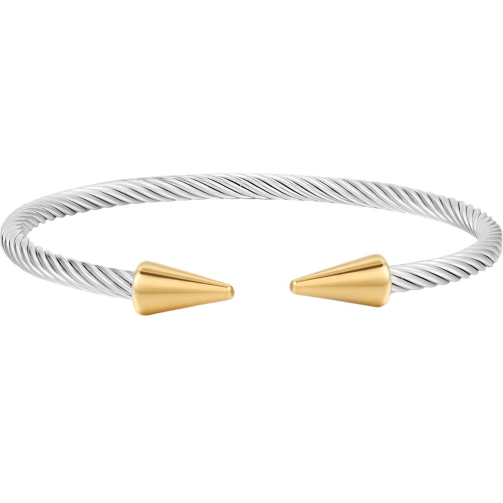 PULSERA "TWIN SPIKES"