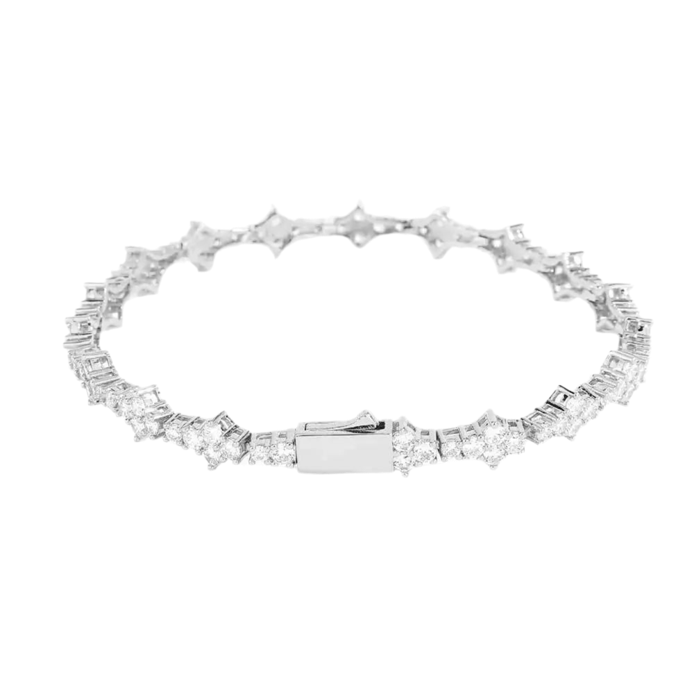 PULSERA "BRILLO ANGULAR"