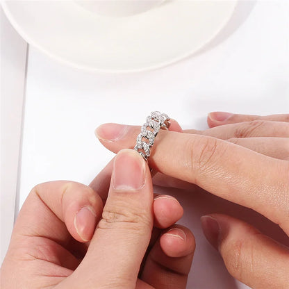 ANILLO CADENA "ICED OUT"
