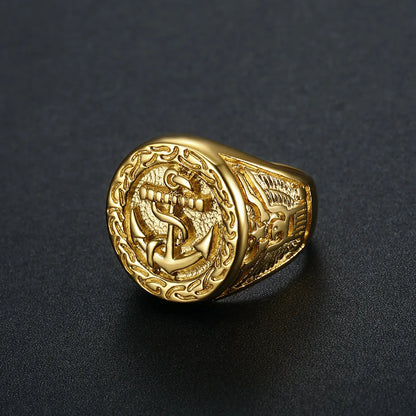 ANILLO SELLO "ANCLA DE HONOR"