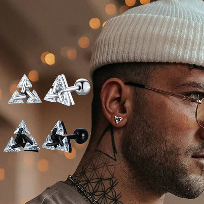 PENDIENTES"TRIANGULO DE ORO"