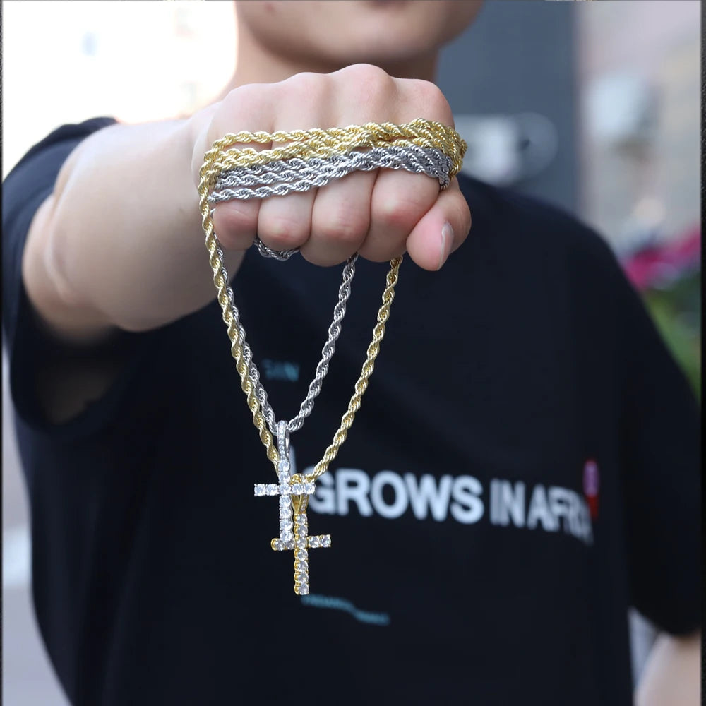COLLAR "CRUZ DE DIAMANTE"