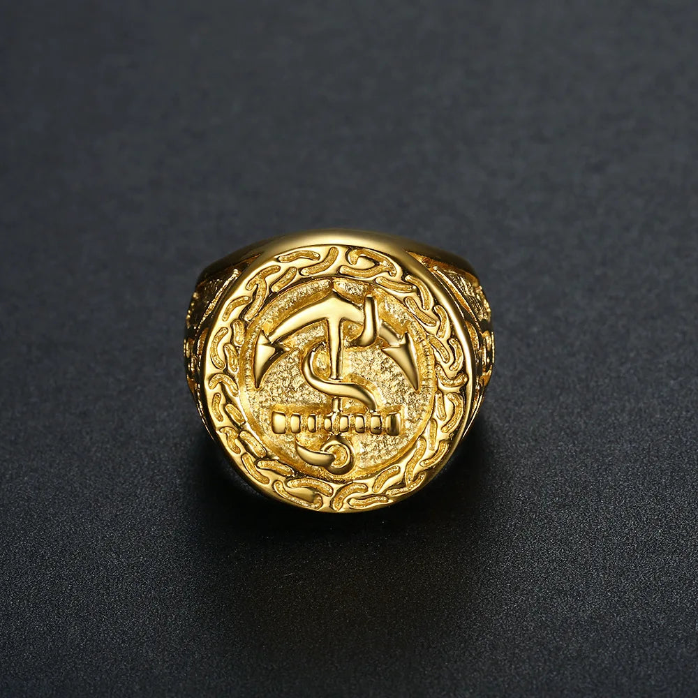 ANILLO SELLO "ANCLA DE HONOR"