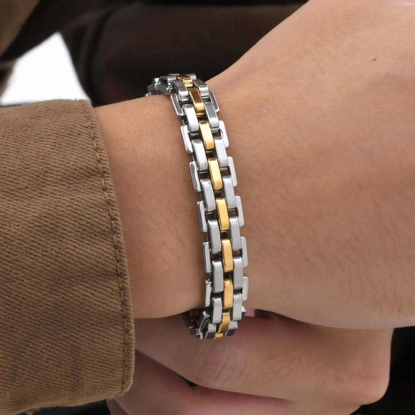 PULSERA "BLOCK CHAIN"